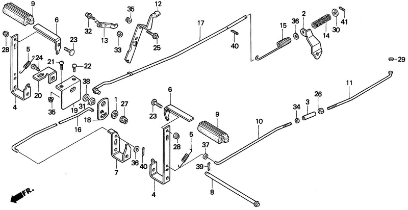H1011/R PEDAL