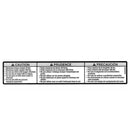 Ariens 05305000 Decal, Trailer Hitch (white background)