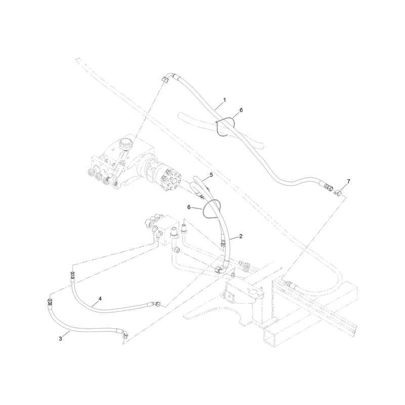 Mud Pump and Setup Hydraulic Hose Assembly