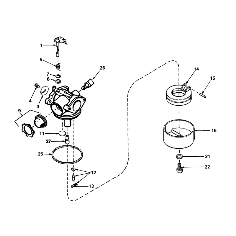 Carburetor No 632050a