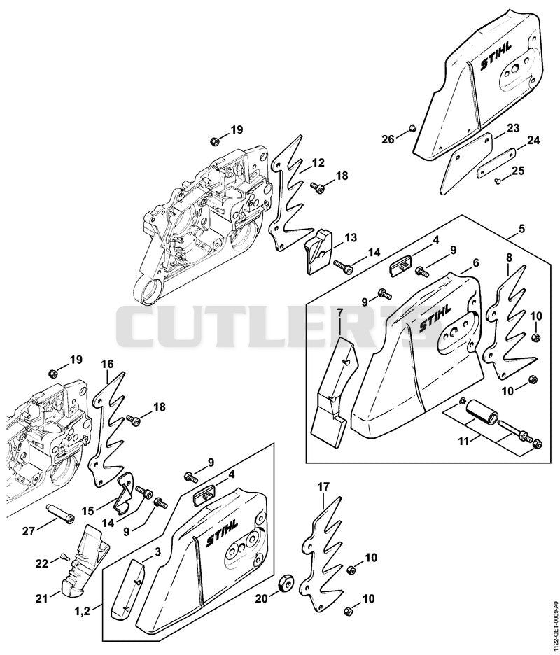 Chain sprocket cover