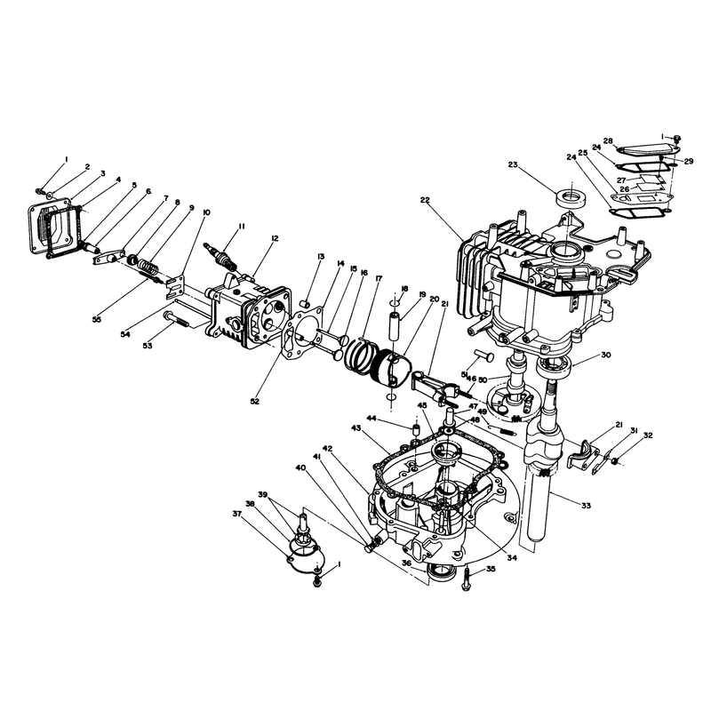 Engine Assembly Continued Model No Vmh7