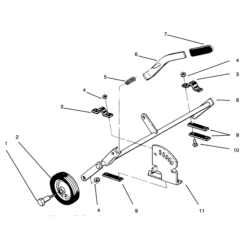 Height Of Cut Adjustment Lever