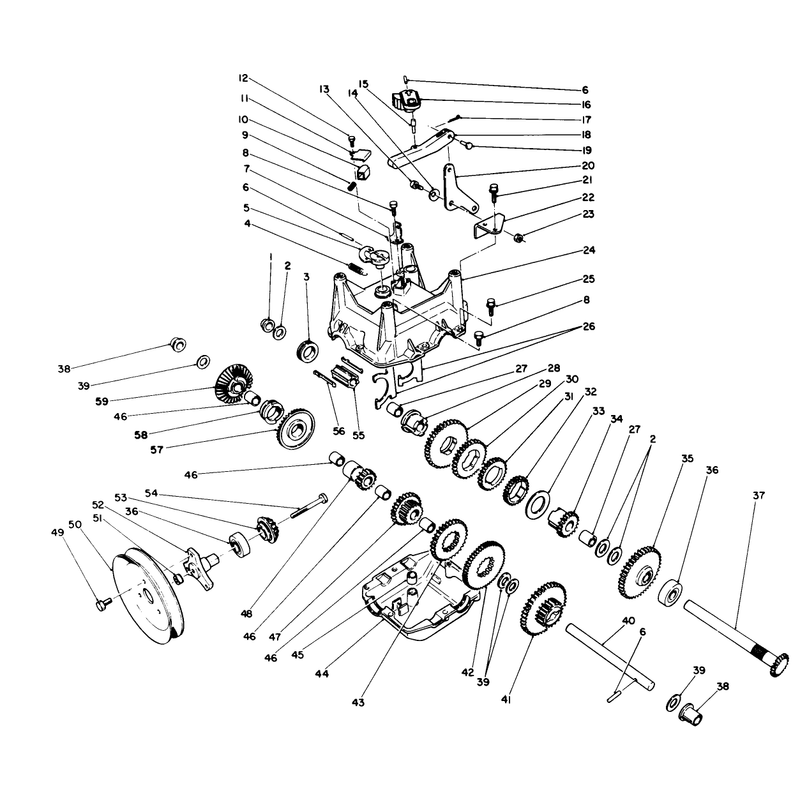 Transmission Assembly No. 66-8030