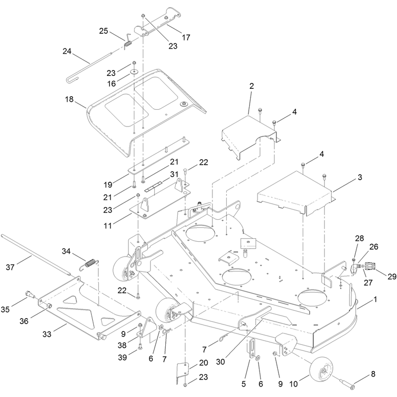 48 Inch Deck Assembly