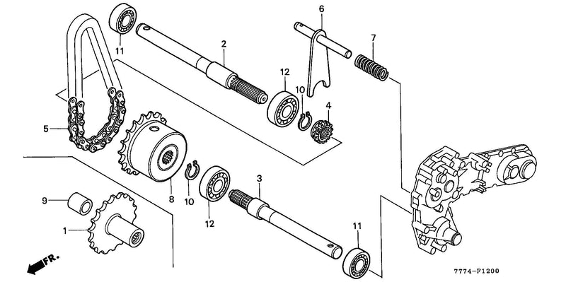 WHEEL SHAFT