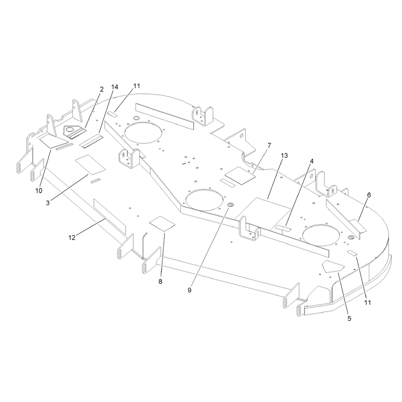 Deck Decal Assembly No 107-1625