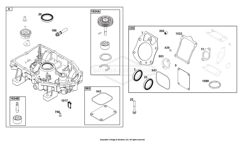 Crankcase Cover/Sump Group