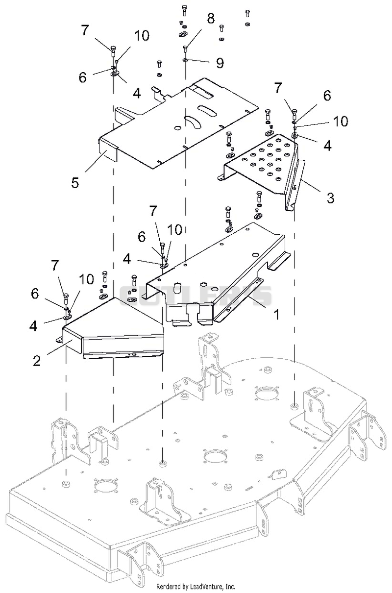 Belt Covers - 48" - Rear Discharge