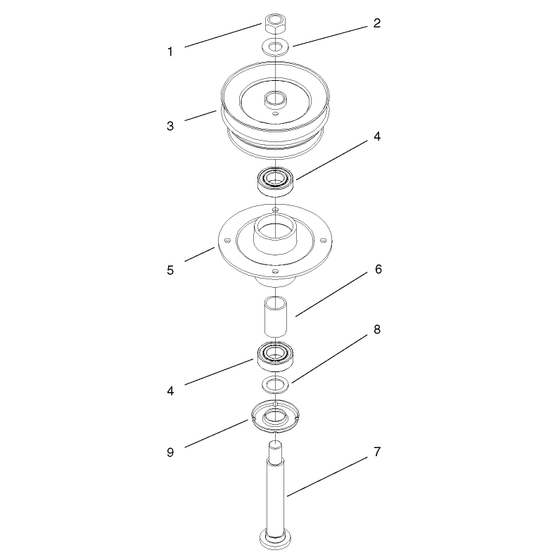 Spindle Housing Assembly No 104-6314