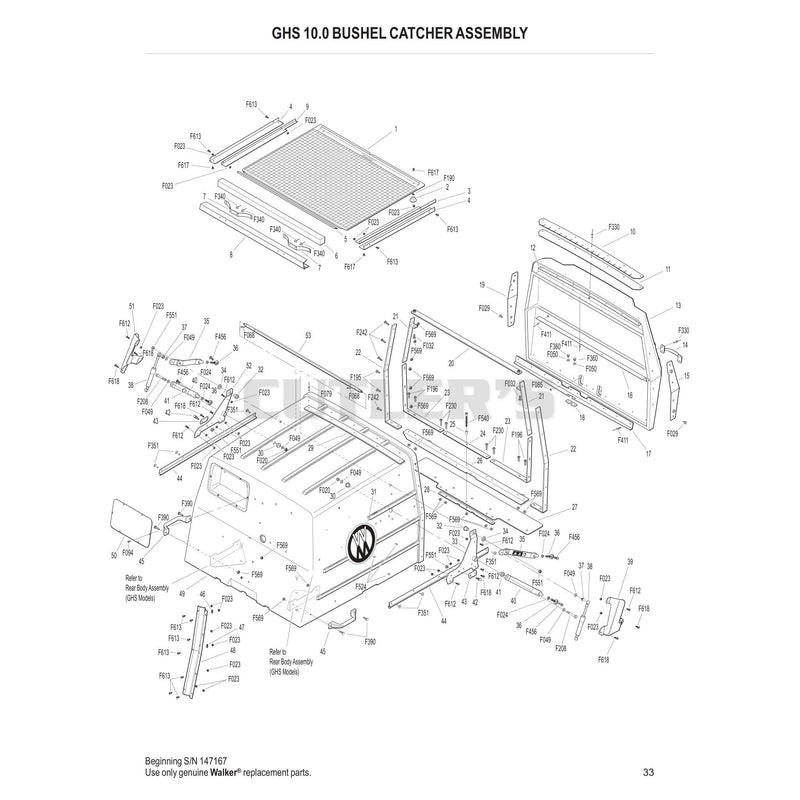 GHS 10.0 Bushel Catcher Assembly