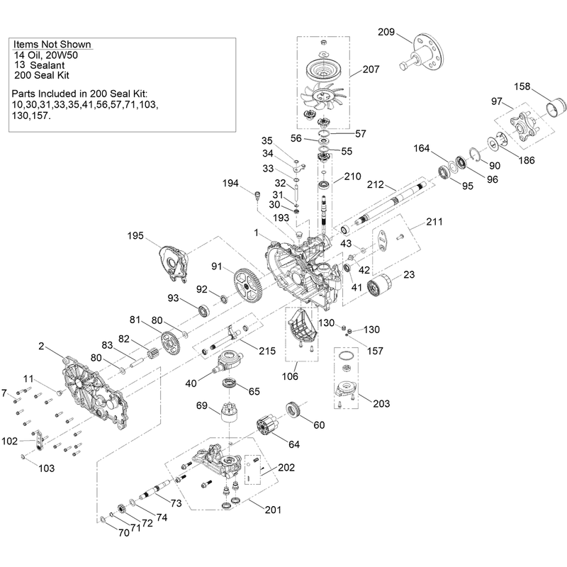 RH Hydro Assembly No. 161-6353