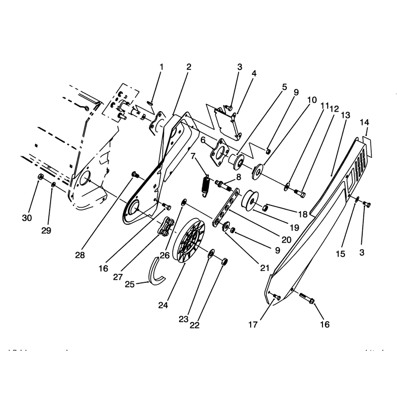 Pulley & Belt Cover Assembly