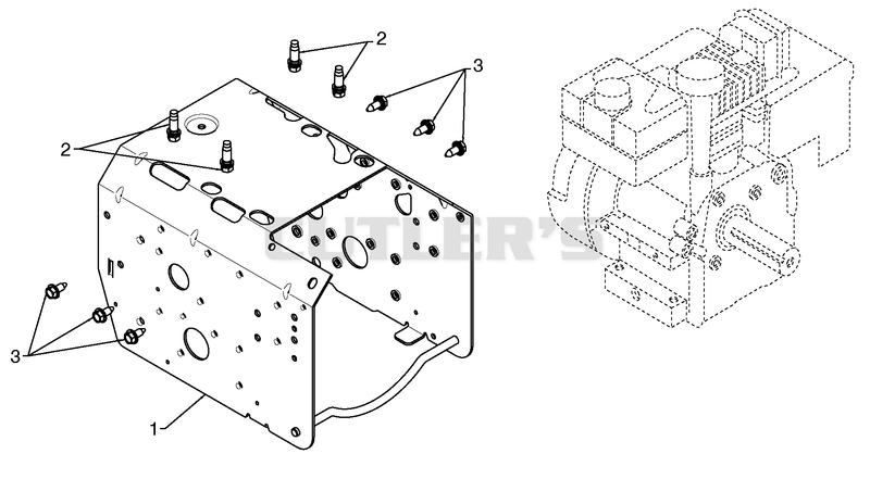 Chassis / Engine / Pulleys