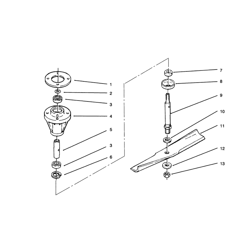 Spindle & Blade Assembly