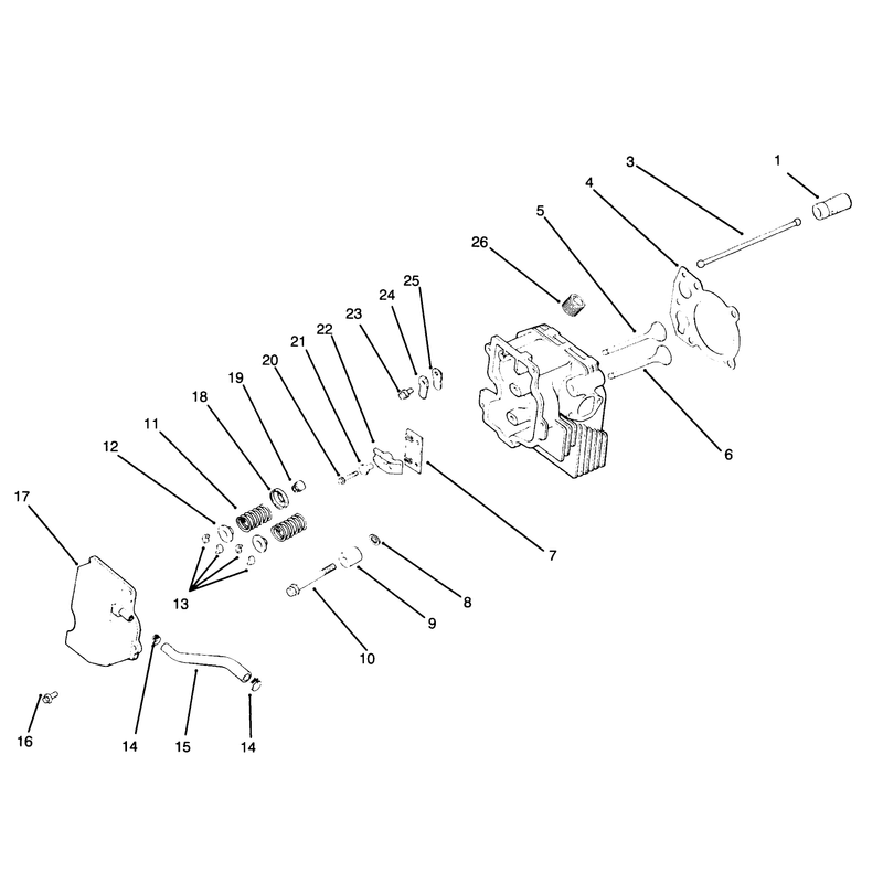 Cylinder Head Valve and Breather