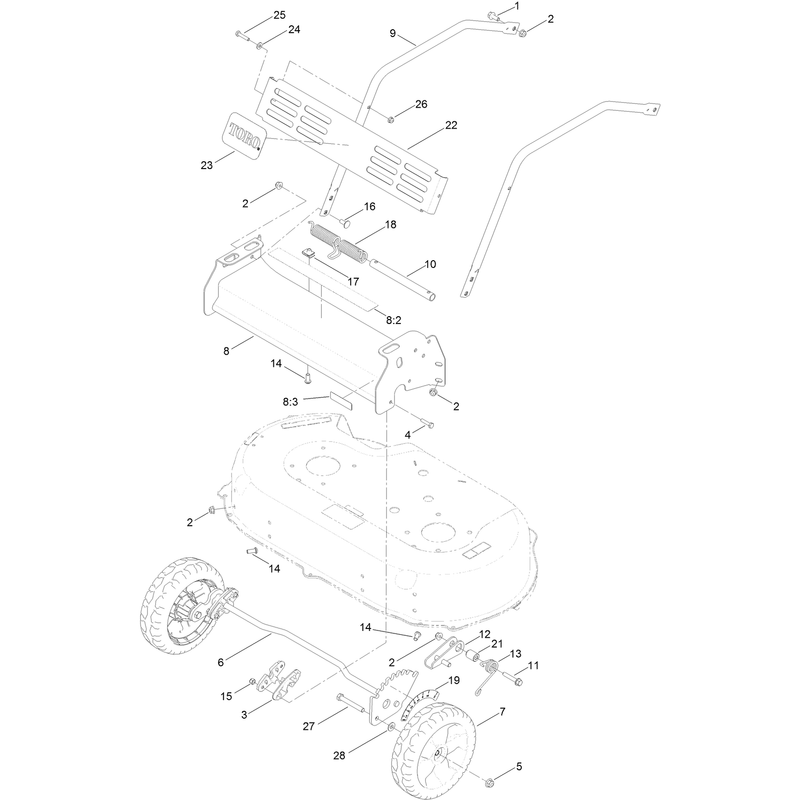 Front Bumper and Wheel Assembly