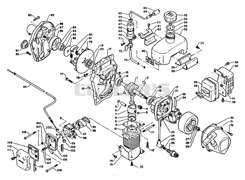 Engine, Crankcase
