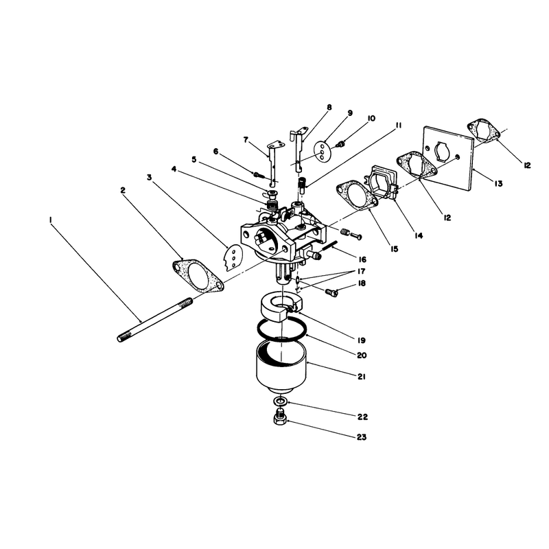 Carburetor Assembly Model No 47pg6