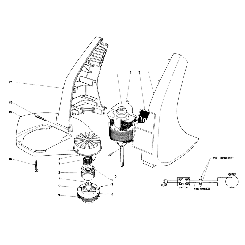Motor and Housing Assembly