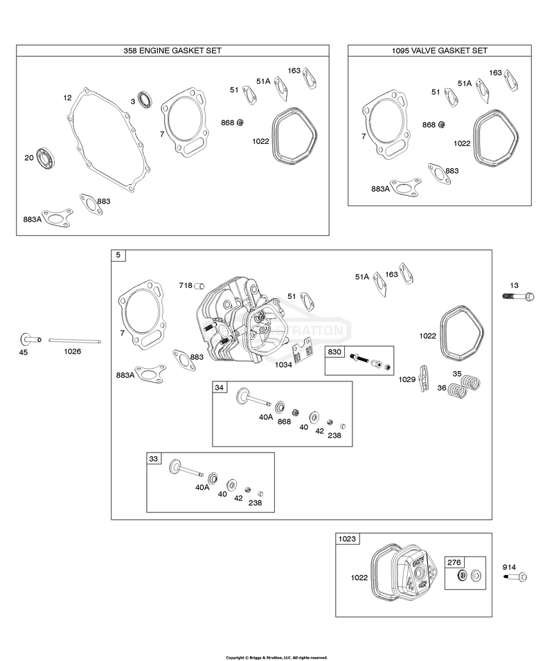 Cylinder Head, Gasket Sets