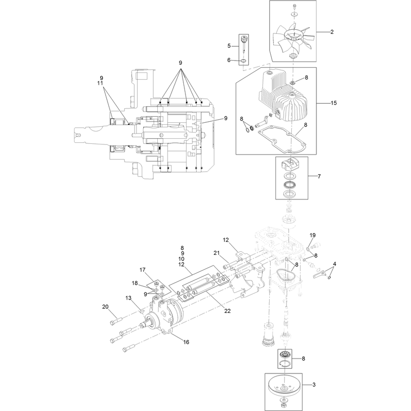 LH Hydro Assembly No. 126-1319
