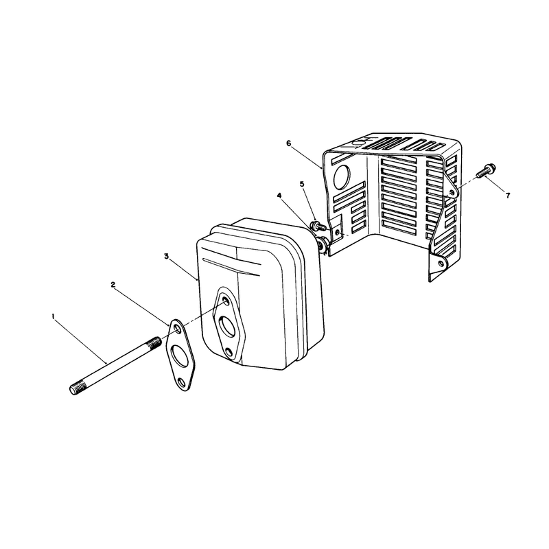 Muffler Assembly Model No Vmh7
