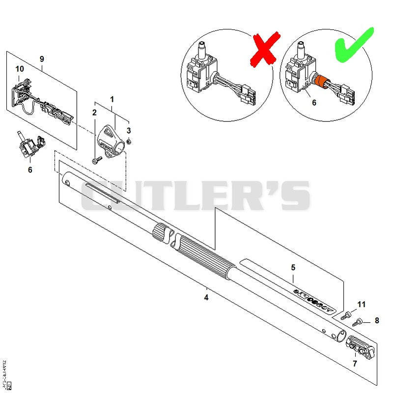 Drive tube assembly ⇤ 443442002