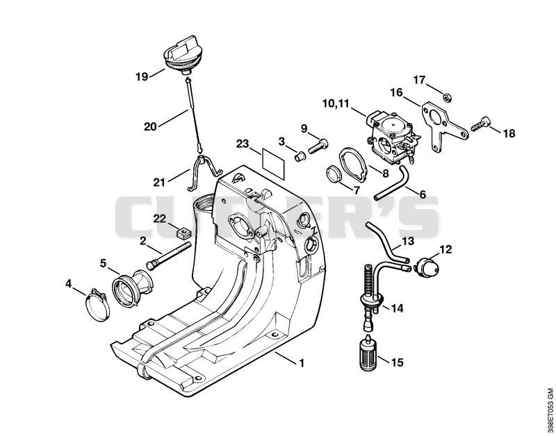 Tank housing
