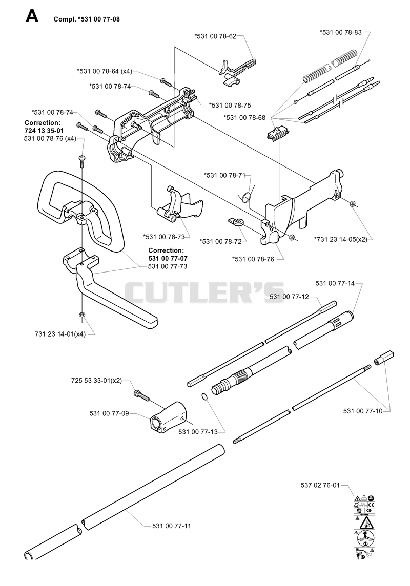 SHAFT & HANDLE