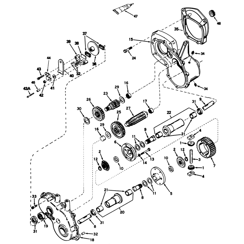 Gear Reduction and Differential No 540070