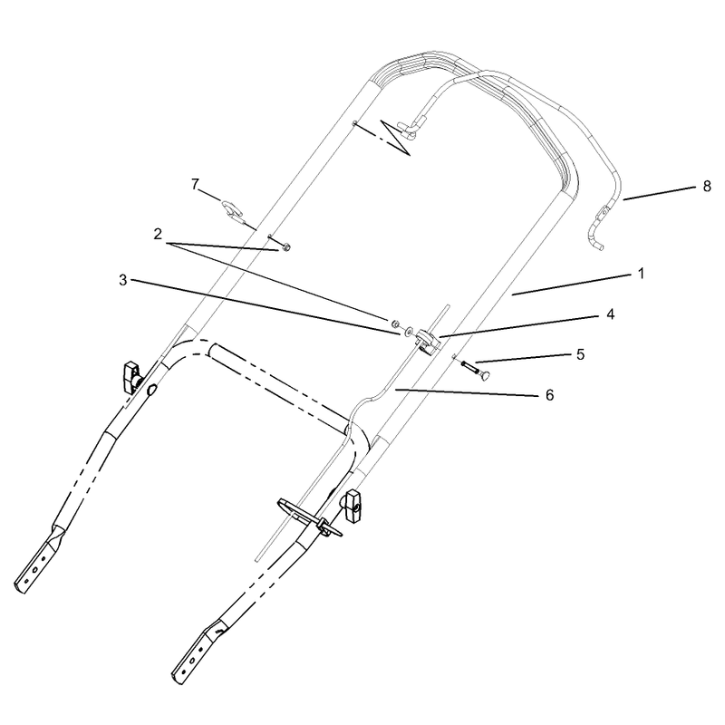 Upper Handle and Control Assembly
