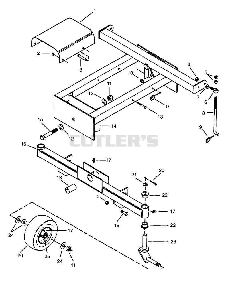 MOWER FRAME