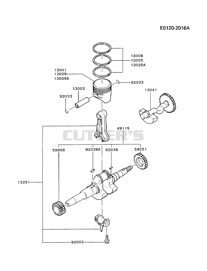 PISTON/CRANKSHAFT