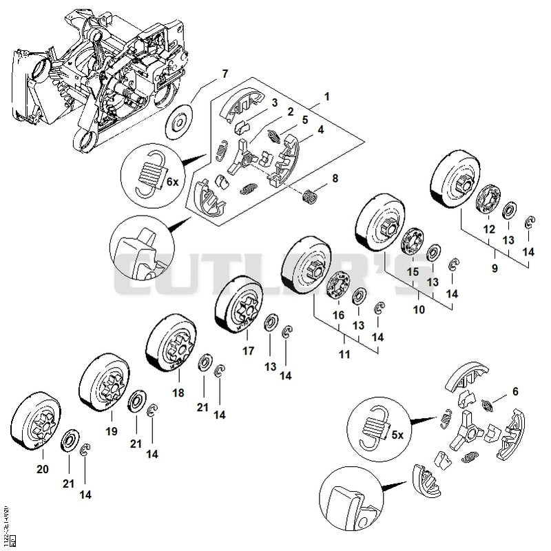 Clutch, Chain sprocket