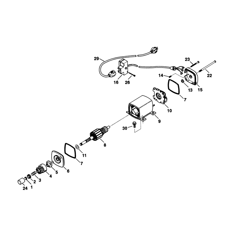 Electric Starter Motor Kit No. 38-7590