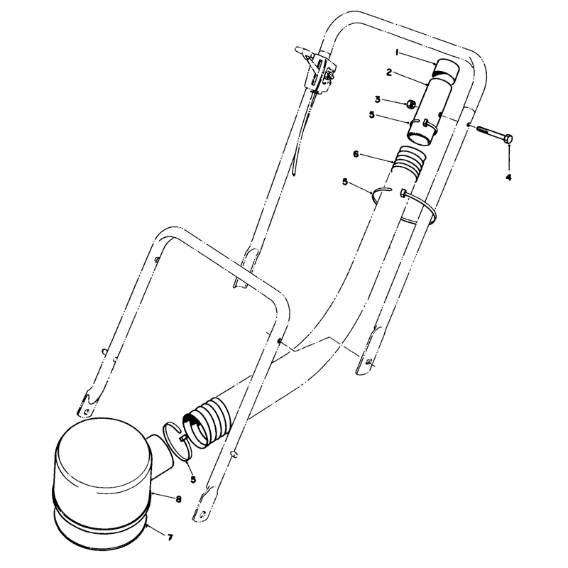 Remote Air Cleaner Kit No 43-6940 Optional