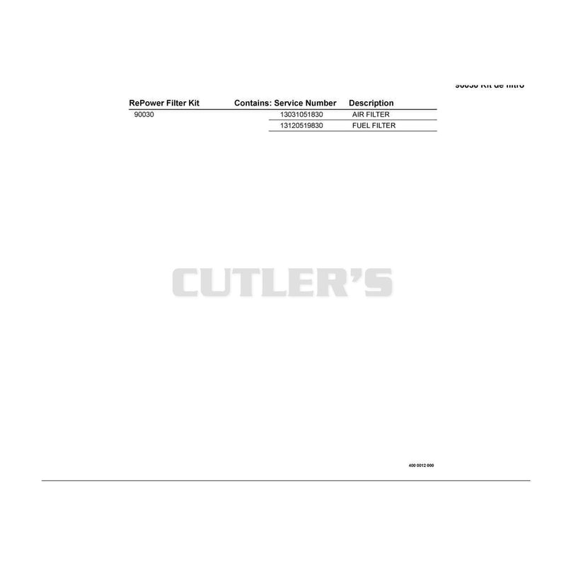 90030 RePower Filter Kit