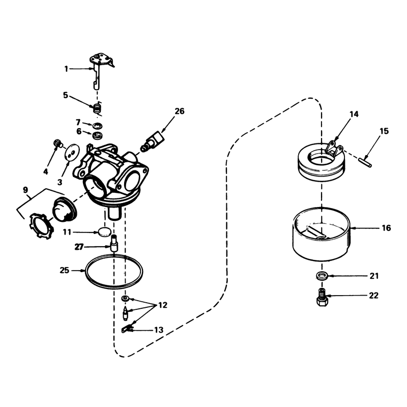 Carburetor No 632050a