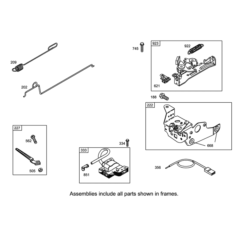 Governor Assembly Briggs and Stratton 12H802-1720-B1