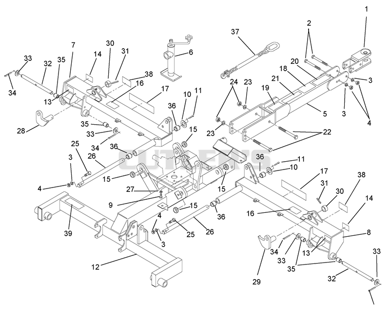 Main Frame & Wing Assembly