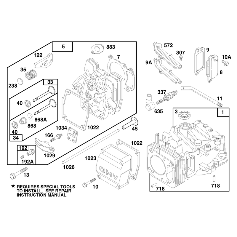 Engine GTS 150 Model No 20475 Only