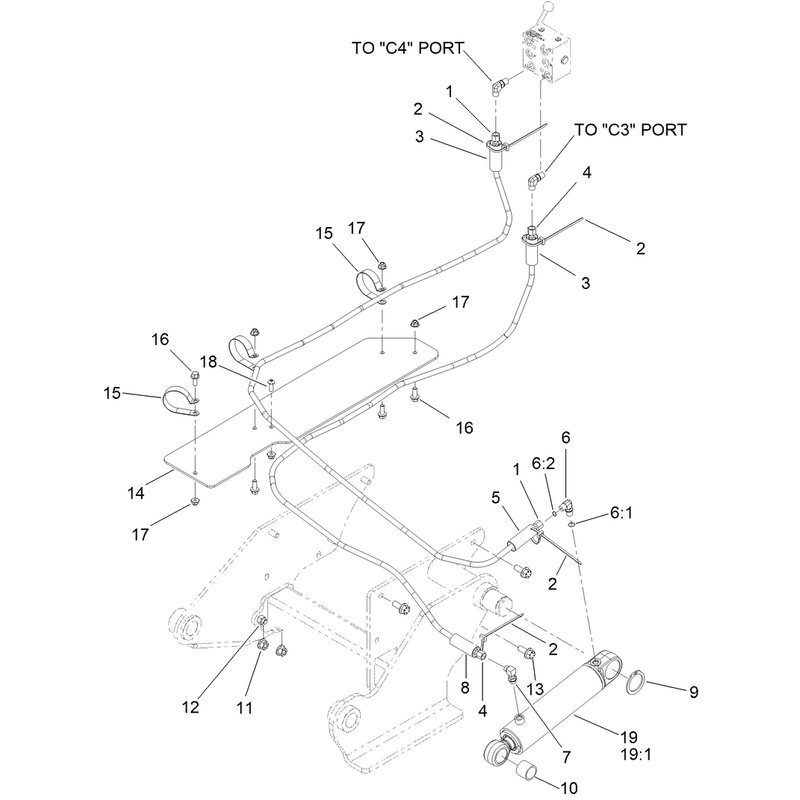 Cylinder Mount Hydraulic Assembly