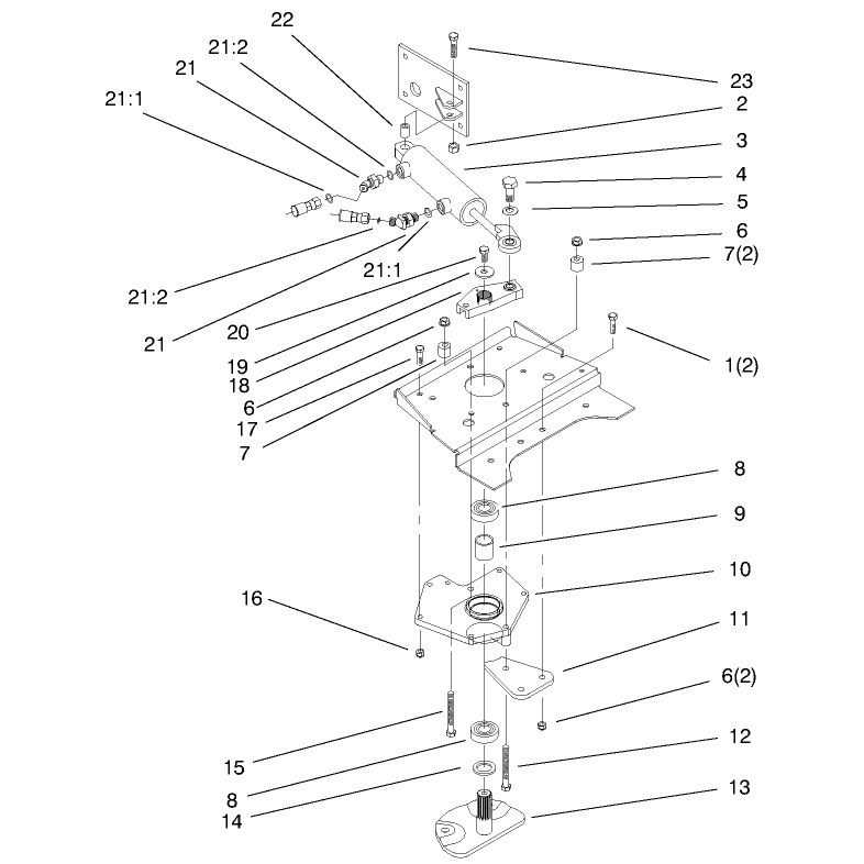Lower Power Steering Assembly