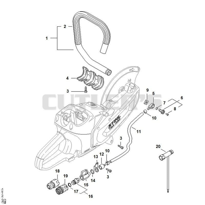Handlebar, Water connection