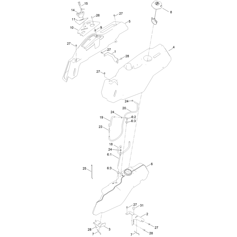 Body Styling and Fuel Pod Assembly