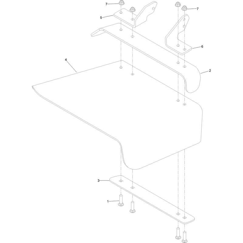 Rubber Deflector Assembly No. 108-2792