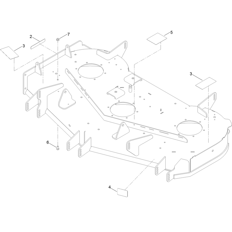Deck Decal Assembly No. 140-0352