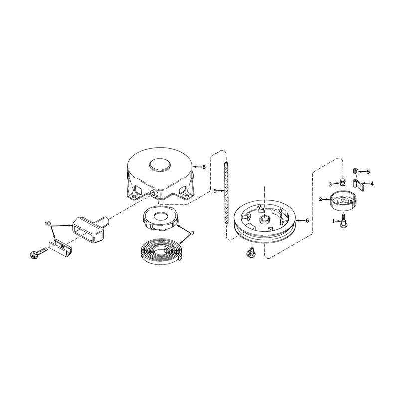 Starter No 590420 Electric Start Model