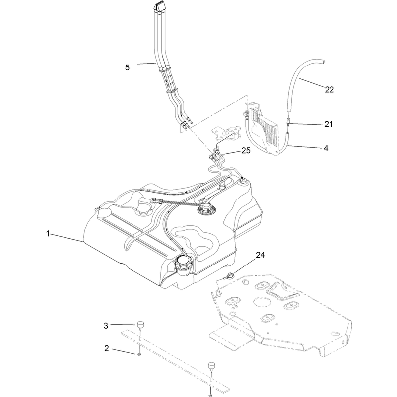 Fuel Tank Mounting Assembly